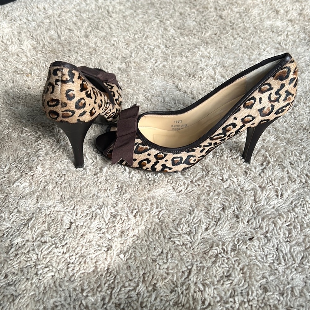 J. Crew Leopard Heel Size 8.5